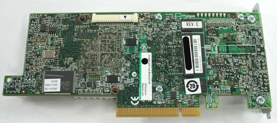 LSI MegaRaid SAS 9266-8i, 1GB Cache, L3-25413 Card w/ L4-25419-01B - Image 4 of 4
