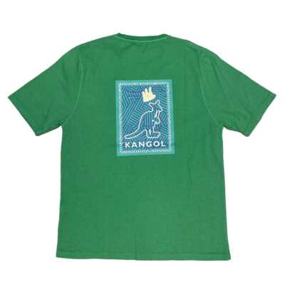 NEW KANGOL T-Shirt TEE KING T-Shirt Male Green S - KAS23-TSH11-137-S
