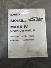 Kobelco SK150LC Mark IV Hydraulic Excavator Factory Operators Manual