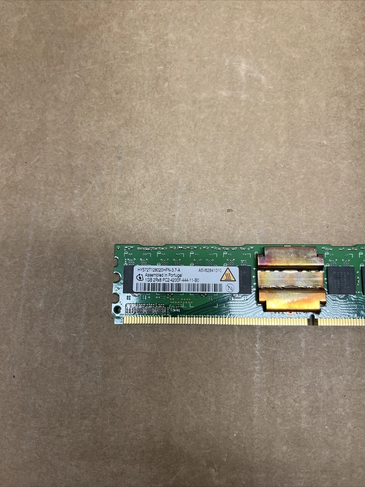 Qimonda 1GB PC2-4200 DDR2-533MHz ECC Fully Buffered CL4 240-Pin DIMM Dual Rank  - Image 2 of 3