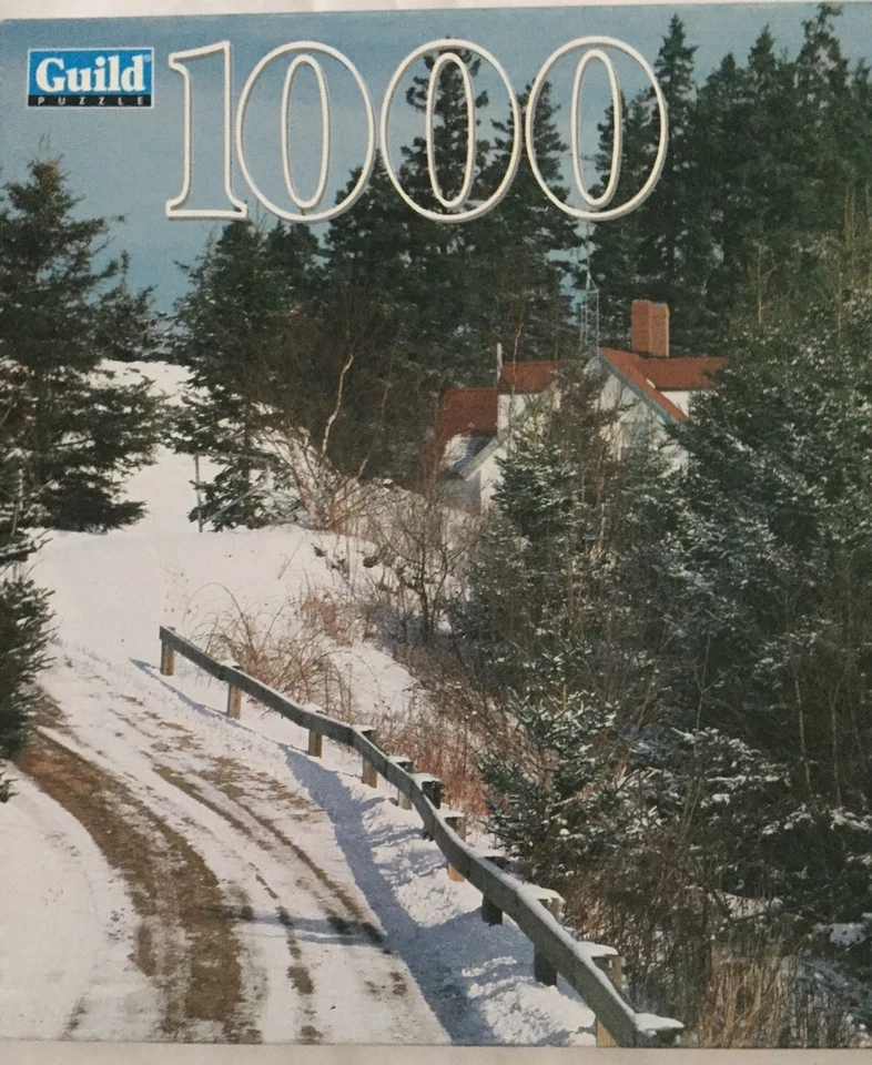 Guild Owl's Head Lighthouse Rockland ME 1000 Piece Jigsaw Puzzle Vtg 1999 NIB - Image 3 of 4