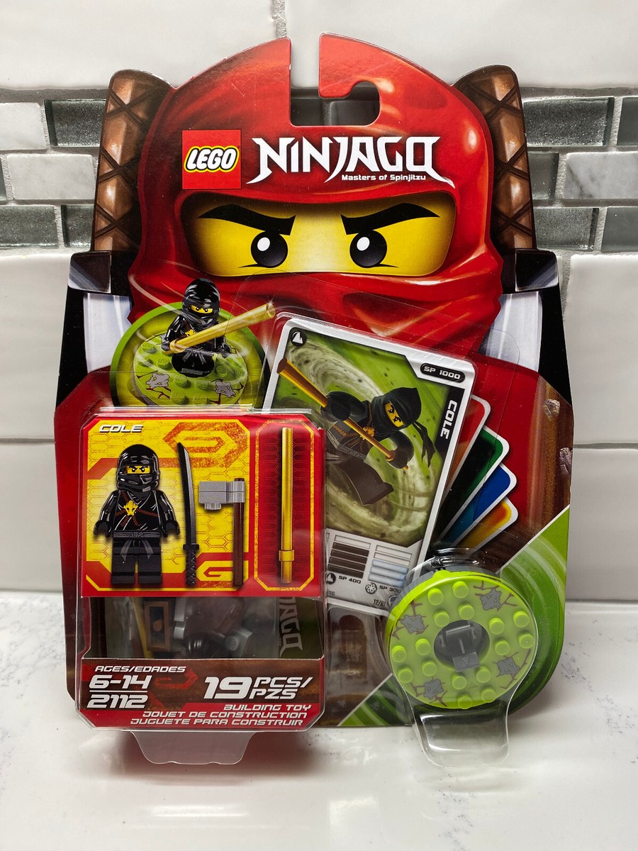 Lego Ninjago 2112 Cole Masters Of Spinjitzu Brand New Factory