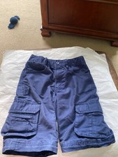 2 Pairs Lot Boy Cub Scouts of America Cargo Shorts Youth Size 6 Navy Cub Scouts