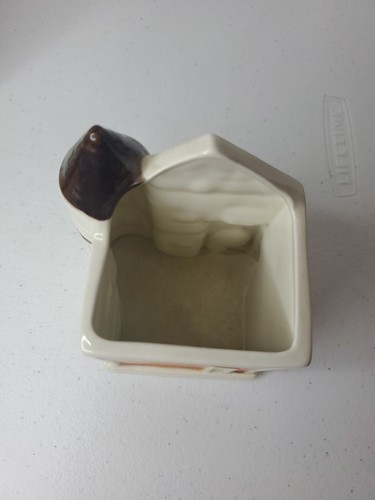 Vintage 1981 Otagiri Victorian House Gray Sugar Bowl pot tea Porcelain Japan - Picture 4 of 7