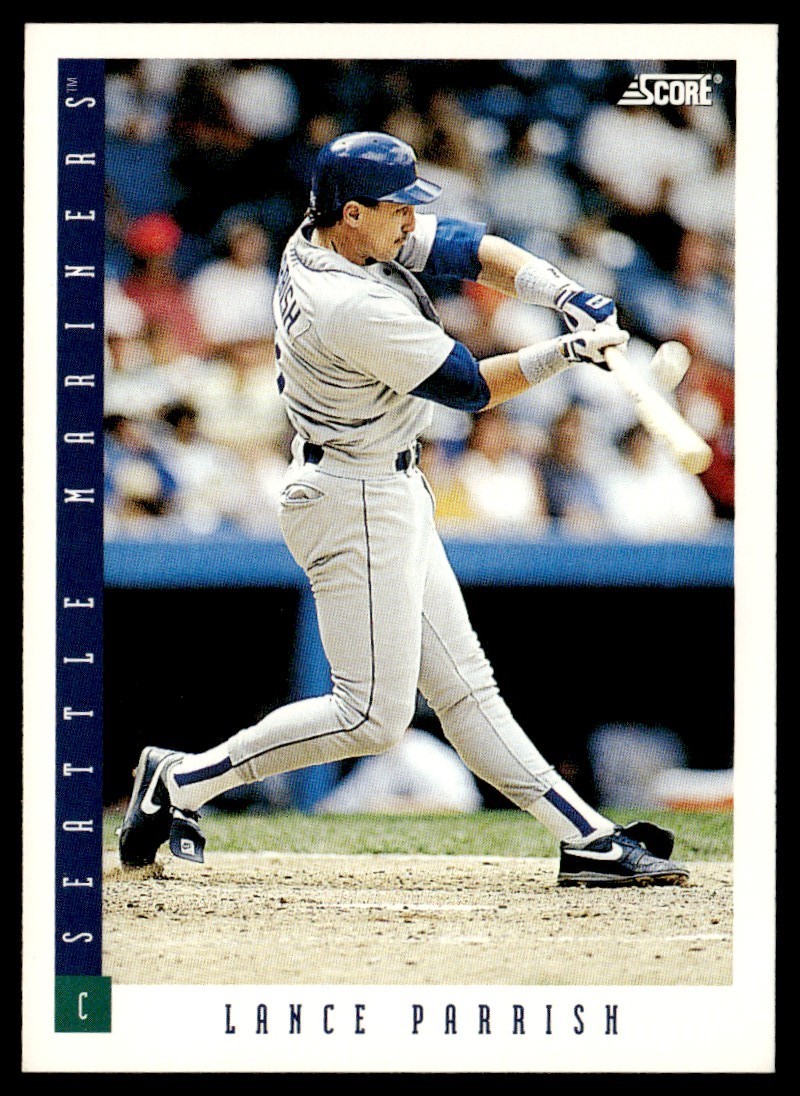 1993 Score Lance Parrish Seattle Mariners #587