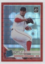 2019 Donruss Optic Rated Rookies Red Pandora Prizm 97/99 Darwinzon Hernandez e6p