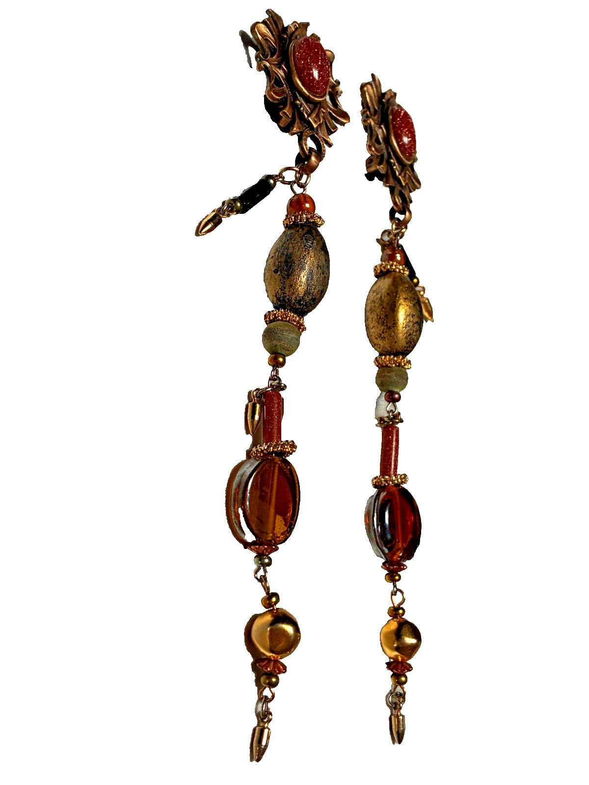 Signed Robert Rose Chandelier Statement Dangle Dr… - image 2