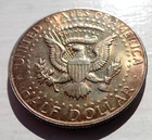 1965 Kennedy Half Dollar Circulated - 40% Silver - Rainbow Tone Hints