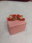 Vintage Barbie Picnic Set Mattel #967 Cork Wedge Shoes