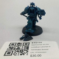Warhammer 40,000 Leviathan Librarian in Terminator Armour ETD-04