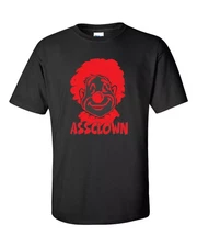 Assclown Ass Clown Face Red Nose Men's Tee Shirt