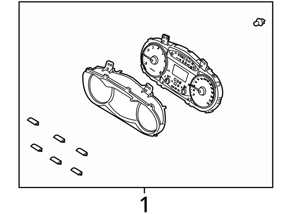2014-2014 Kia Cadenza Speedometer Instrument Cluster Gauges 94031-3r090 WE5ZX - Image 4 of 4