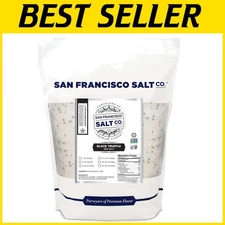 Premium 1lb Italian Black Truffle Salt - Elevate Everyday Culinary Creations