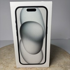 Apple iPhone 15 Black 128GB - Empty Box ONLY Sticker