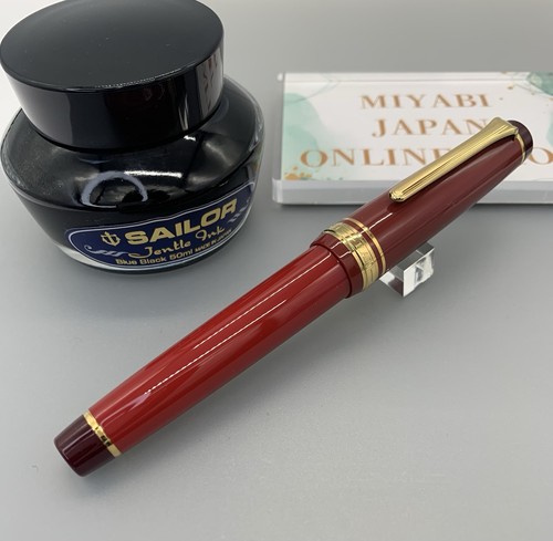 SAILOR Professional Gear KANREKI Fountain Pen 21K Fine Nib 10-1860-232 Near Mint