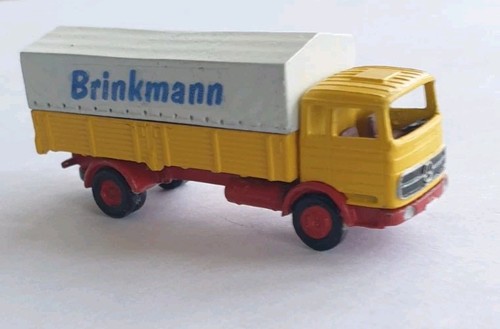 1:160 MZZ WKF LKW Mercedes Benz Pritsche Plane Brinkmann // J_494 - Bild 3 von 7