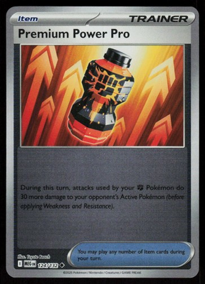 #ad Premium Power Pro 124 132 Uncommon Mega Evolution Pokemon Reverse Holo Near Mint $0.99
