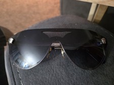 Versace Mod 2161 Women's Sunglasses Light Grey/Gold, Made in Italy