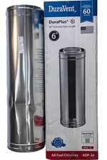 Duravent 36 Chimney Pipe 6 DuraPlus 6DP-36 Tr...