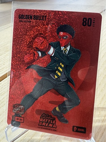 Bo Jackson Battle Arena 1st Edition Red Sparkle Golden Bullet Rookie #IBF-381