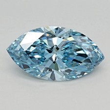 Natural Blue Marquise Cut  Diamond 7.00 Ct. Certified Loose SI Clarity Diamond