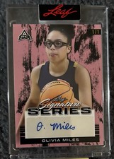 2023 Leaf Signature Series Olivia Miles 1/1 Auto Autograph