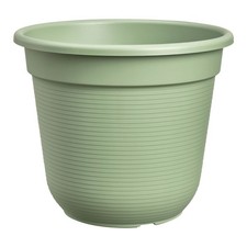 Image of Elho Original Plant Pot 24cm Weather-Resistant Plastic Mint Green Outdoor