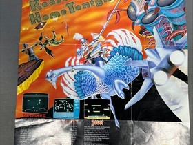 1988 Vintage HAL Joust Nintendo Game NES HAL-NES-US Poster Insert