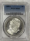 1880-S Morgan Silver $1. PCGS MS64. Minted In San Francisco - Great Luster!