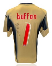 GIANLUIGI BUFFON SIGNED 2006 ITALY WORLD CUP FINAL SHIRT (ACG CERT AG17645)
