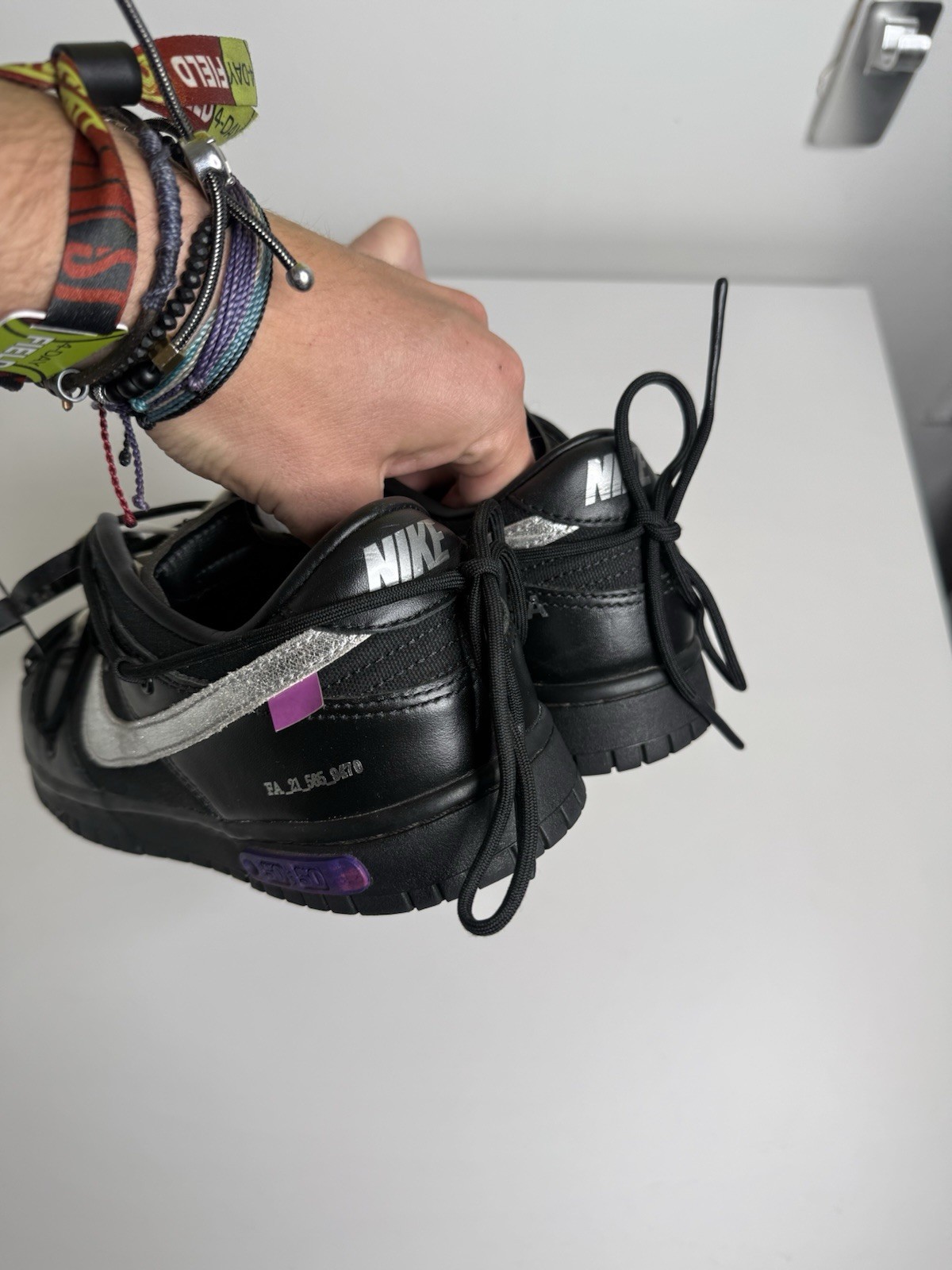 OFF WHITE X NIKE Taglia 9 5 Nike Off White x Dunk Low Lotto 50 di 50