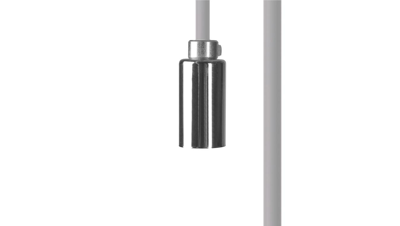 700cm cable with socket CAMELEON CABLE G9 7 M WHITE/CHROME 8578