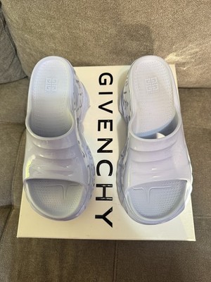 Givenchy Marshmallow Slider Wedge Sandals in Cloud Blue Size 40 pre-owned