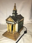 Vintage Lite Source Tiffany Stained Glass Church Table Lamp