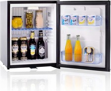 Refrigerador compacto RV camión semi refrigerador 110 V CA 12 V CC refrigerador silencioso 1,0 pies cúbicos