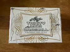 2021 LEAF TRINITY BASEBALL HOBBY BOX SEALED 6 AUTOS SHOHEI OHTANI WITT JR