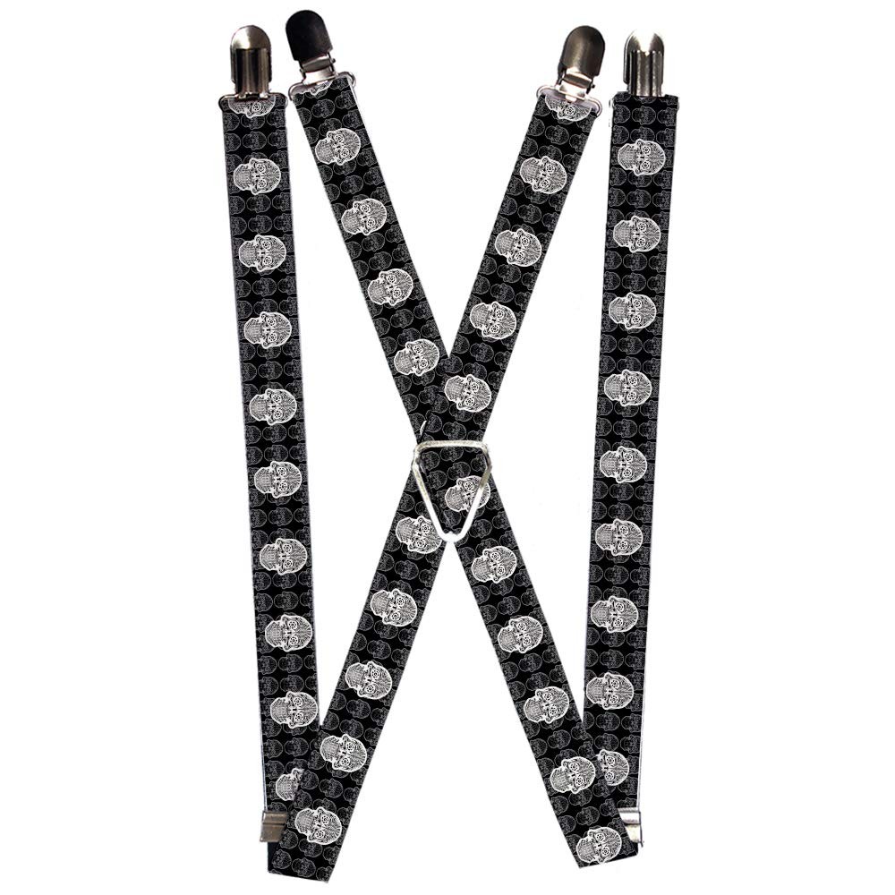 `Suspenders - 1.0`` - Skull Candy Black/Gray/White` ACC NEWAnother great item from Rarewaves USA | Free delivery!