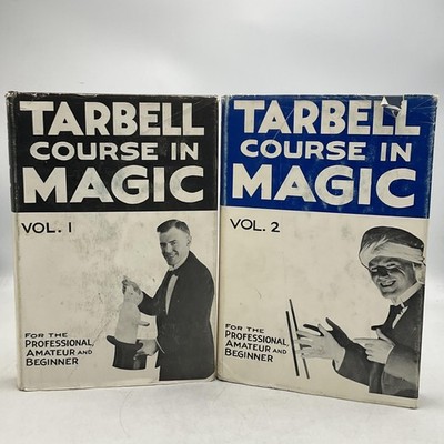 Vintage Tarbell Course In Magic Vol I & II Harlan Tarbell Lantern Hardcover DJ
