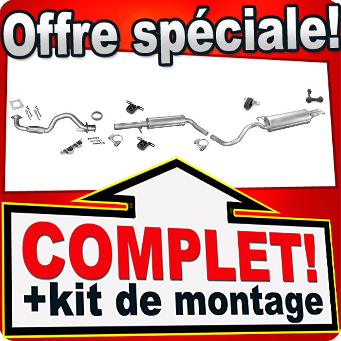 Tuyau moteur et ligne échappement Seat Toledo II 1.6 résistant à la rouille