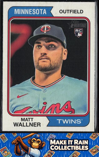 2023 Topps Heritage #156 Matt Wallner | Baseball Card