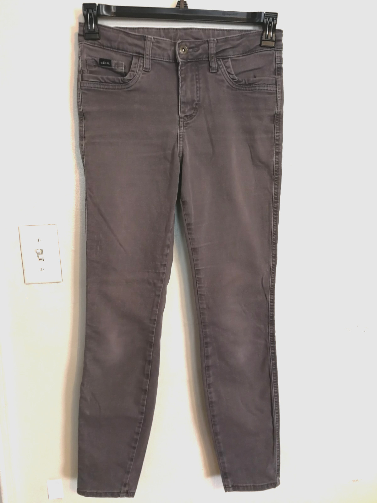 Kuhl Womens Jeans 6 Gray Straight Stretch Denim Pockets Casual Work Outdoors