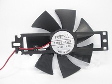 1PC  ultra-thin heater 7 leaf cooling fan DC12V 0.2A 2 line 1225H12S
