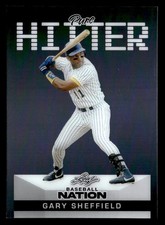 2025 Leaf Baseball Nation Gary Sheffield Pure Hitter Acetate Silver Pris2/15