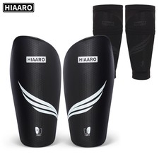 Shin Guards for Soccer with Sleeves Pocket,Youth Adults Protective Gear Unisex