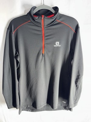 Salomon Men s Agile Warm Half-Zip Mid Layer Shirt - Size L