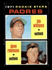 1971 Topps #262 Jim Williams/Dave Robinson Padres Rookies EX/EX+ X3697784