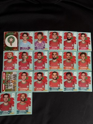 Panini FIFA World Cup 2026 Marokko,Nr. 1-20, Team komplett , sortiert