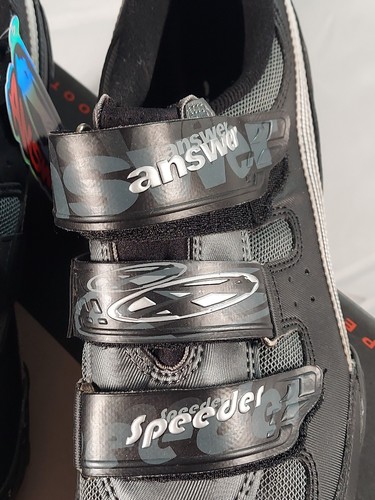 Answer Cycling Shoes Mens Size 12 Speeder MTB Hook And Loop Straps Pedal Clips - Picture 4 of 13
