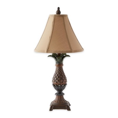 Zingz & Thingz Decorative LED Table Lamp with Shade, 11x11x23.5, Tuscan Style...