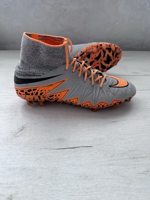 Nike Hypervenom Phantom 2 FG Gray Orange Limited Edition Football